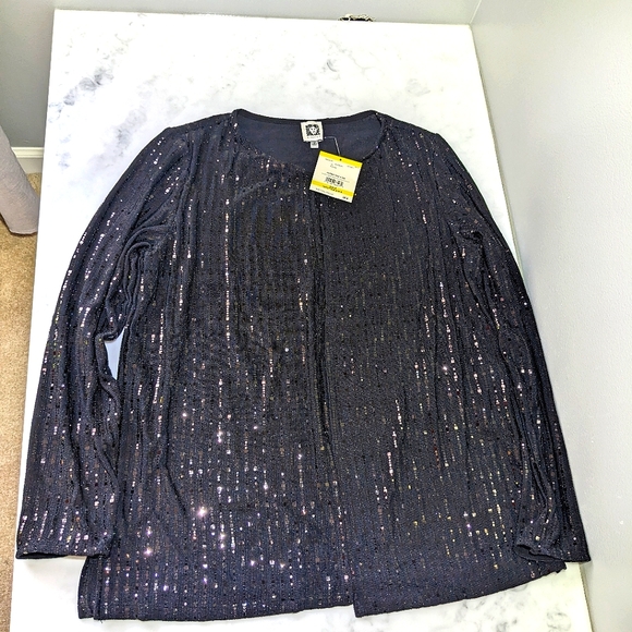 Ann Klein Sparkling Top / Elegant Ann Klein Top - Picture 10 of 10
